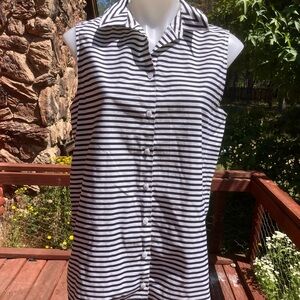 Chico’s no iron 100% cotton sleeveless women’s tunic M (Chicos 2)